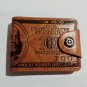 Men's Wallets With 100 US Dollar Pattern Wallet Male Leather Wallet Photo Card H