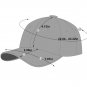 Unisex Simple Cross Water Drop Embroidery Baseball Caps Spring and Autumn