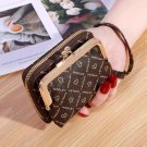 New Wallet Women's Wrist Strap Short Old Flower Zero Wallet Large Capacity Coin