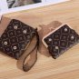 New Wallet Women's Wrist Strap Short Old Flower Zero Wallet Large Capacity Coin
