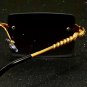 Men's Rimless Snake Leg Sunglasses UV Resistant For Street Photography Holiday