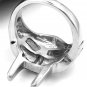 Vintage Goth Mf Doom Mask Adjustable Joint Ring For Men Gladiator Punk Egyptian