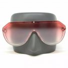 New COG3241 FF Shield Sunglasses Pink Zucca