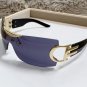 Rimless Wrap Around Y2K Sunglasses For Women Unisex Futuristic Oversized Fashion