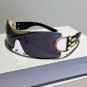 Rimless Wrap Around Y2K Sunglasses For Women Unisex Futuristic Oversized Fashion