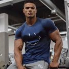Summer Trend New Smiling Face 3D Printing Men's T-Shirt Round Neck Hip-Hop Sport