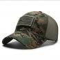 American Flag Camouflage Sticker Embroidered Baseball Cap Net Hat Men Outdoor Ve