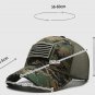 American Flag Camouflage Sticker Embroidered Baseball Cap Net Hat Men Outdoor Ve