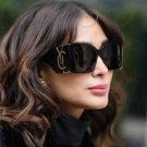 Oversized Cat Eye Sunglasses Women 2024 Luxury Brand Designer Fashion Square