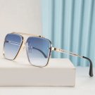 New Fashion Classic Square Sunglasses Cool Men Vintage Brand Design Metal Sun