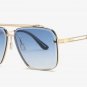 New Fashion Classic Square Sunglasses Cool Men Vintage Brand Design Metal Sun