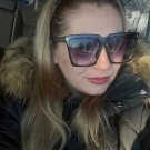 Vintage Brand Square Sunglasses Women Oversized Black Gradient Female Glasses UV