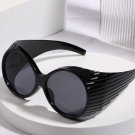 Trendy Oversized Vintage Punk Sunglasses Women Y2K Circular Surround Glasses