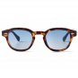 Vintage Tortoise Shell Round Sunglasses Women Men 2024 Brand Design Retro Rivet