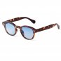 Vintage Tortoise Shell Round Sunglasses Women Men 2024 Brand Design Retro Rivet