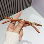 Small Rectangle Rimless Sunglasses Men 2024 Luxury Brand Frameless Leopard Sun G