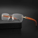 CATERSIDE New Punk Rimless Rectangle Sunglasses Men 2024 Fashion Vintage Trendy