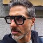 Retro Fashion Square Frame Sunglasses For Men Women Blue Light Blocking Shades