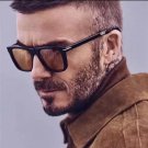 2024 Classic Men's Square Sunglasses Fashion Brand Designer Rivet Retro