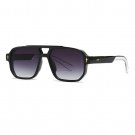 Retro Double Bridges Square Sunglasses Women Gradient Shades UV400 Fashion Brand
