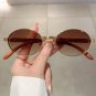 Oval Sunglasses Women 2024 Trendy Designer Wooden Sunglasses Men Luxury Fashion