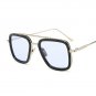 High Quality Iron Man Tony Stark Fishing Sunglasses Square Outdoor Sport Fishin