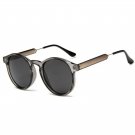 Retro Round Sunglasses Women Men Brand Design Transparent Female Sun Glasses Men