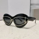 Sexy Cat Eye Double Frame Sunglasses Women 2024 Luxury Brand Vintage Y2k Punk Su