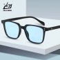 Rectangle Tony Stark Sunglasses Men Blue Lens Brand Designer Fashion Iron Man Gl