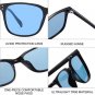 Rectangle Tony Stark Sunglasses Men Blue Lens Brand Designer Fashion Iron Man Gl