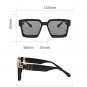 Millionaire Sunglasses For Men Vintage Square Fashion Glasses Luxury Retro Sungl