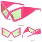 Oversized Cat Eye Sunglasses Women Big Frame 2024 Luxury Brand Shield Punk Sun G