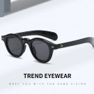 Fashion Small Round Sunglasses Women Retro Black Lens Shades UV400 Men Riv