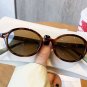 Retro Small Oval Sunglasses Women Men Rivets Shades Fashion Eyewear Luxury Sun