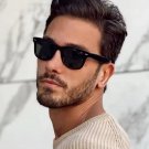 Classic Square Polarized Sunglasses Men Women Retro Black Sun Glasses Male