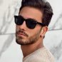 Classic Square Polarized Sunglasses Men Women Retro Black Sun Glasses Male