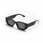 2024 new black classic retro designer branded concave irregular thick frame men