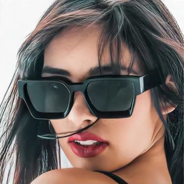 Designer Vintage Square Sunglasses Uv400 Women Classic Retro Shades Sun Glasses