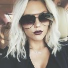XL Black OVERSIZED Women Sunglasses Aviation  Square Shadz Glasses Key GAFAS