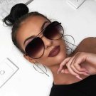 OVERSIZED Women Sunglasses  Pilot Flat Top Square Shadz Glasses Key Hot
