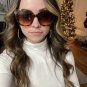 Vintage Leopard Round Sunglasses Woman Fashion Cat Eye Mirror Sun Glasses Female