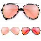 "ROSE GOLD " Pink OVERSIZED Pilot Women Sunglasses " Baby Shade" SHADZ GAFAS