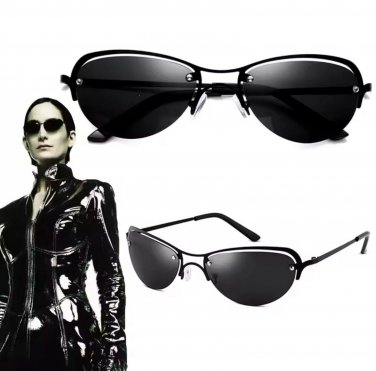 Movie The Matrix Trinity Cosplay Glasses Unisex Eyewear Frameless Eyeglasses