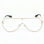Oversized X Large CUT FLAT Lens Eyeline Shield Big Pilot Clear Sunglasses XL