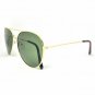 GOLD FRAME GREEN CLASSIC G-15 Pilot SUNGLASSES NEW -3210SDR