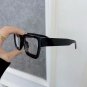 Black Chunky Square Glasses Anti Blue Light Women Men For Computer Work Plastic
