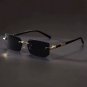 Rimless Sunglasses Rectangle Women Men Shades Small Square Sun Glasses