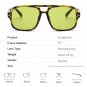 Retro Tortoiseshell Pilot Sunglasses Women Brand Designer 2024 Oversized Shades
