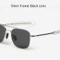 Square Men Sunglasses Military Pilot Ultraviolet Polarized Lens Driving Eyewear