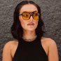 Large Oversized Men Women Trendy Yellow Lens Pilot Retro 70's Sunglasses